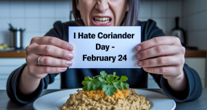 I Hate Coriander Day February 24 2025 I Hate Coriander Day February 24 2025