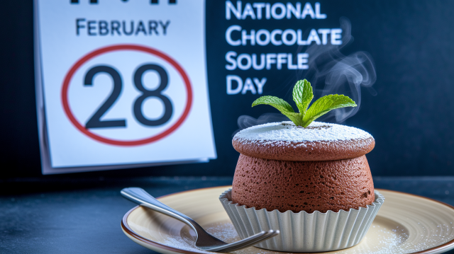 National Chocolate Soufflé Day - February 28, 2025