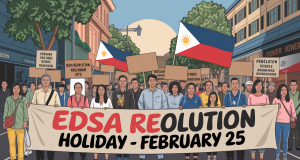 EDSA Revolution Holiday February 25 2025 EDSA Revolution Holiday February 25 2025