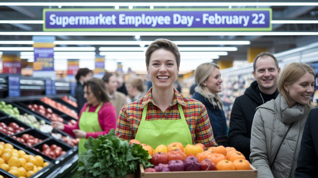 Supermarket Employee Day February 22 2025