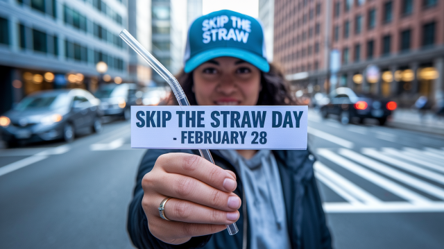 Skip the Straw Day - February 28, 2025