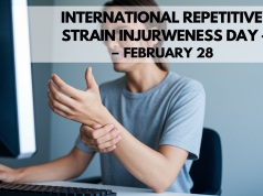 International Repetitive Strain Injury Awareness Day – February 28, 2025 International Repetitive Strain Injury Awareness Day - February 28, 2025