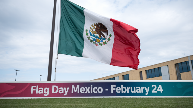 Flag Day Mexico February 24 2025