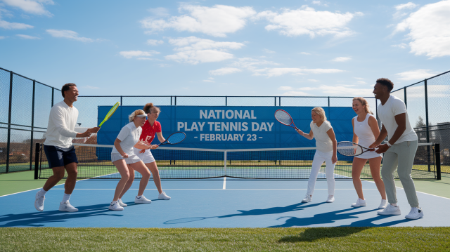 National Play Tennis Day February 23 2025