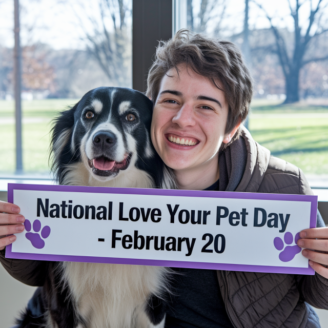 National Love Your Pet Day- February 20 2025