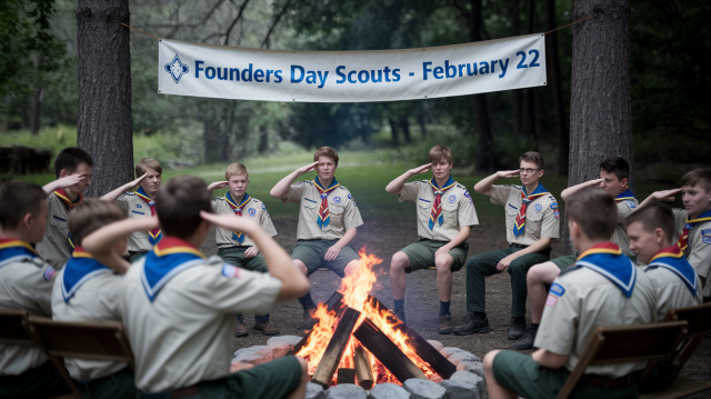 Founders Day Scouts February 22 2025