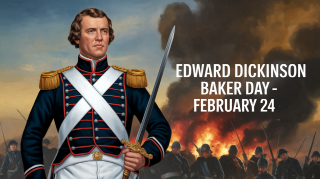 Edward Dickinson Baker Day February 24 2025