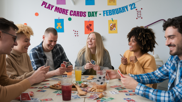 Play More Cards Day February 22 2025