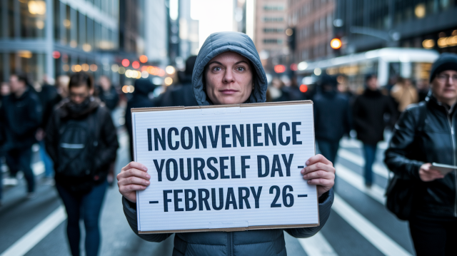 Inconvenience Yourself Day February 26 2025