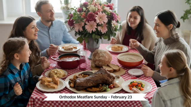 Orthodox Meatfare Sunday February 23 2025