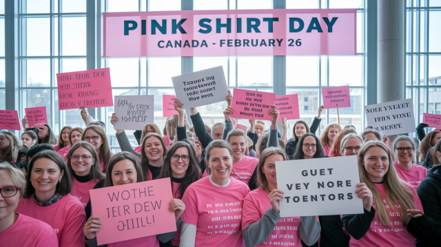 Pink Shirt Day Canada February 26 2025