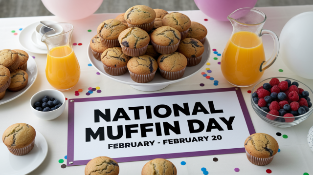 National Muffin Day- February 20 2025