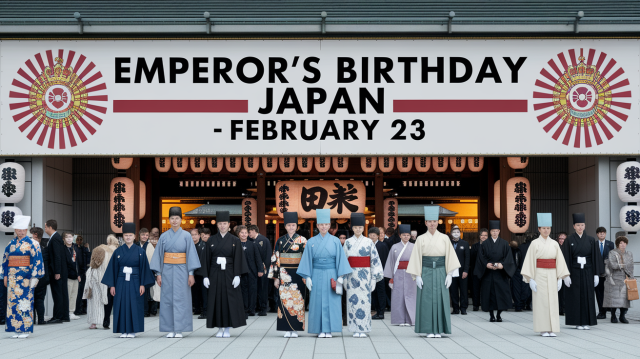 Emperor's Birthday Japan February 23 2025