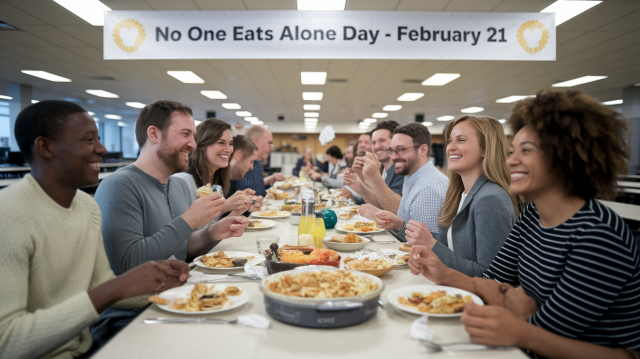 No One Eats Alone Day February 21 2025